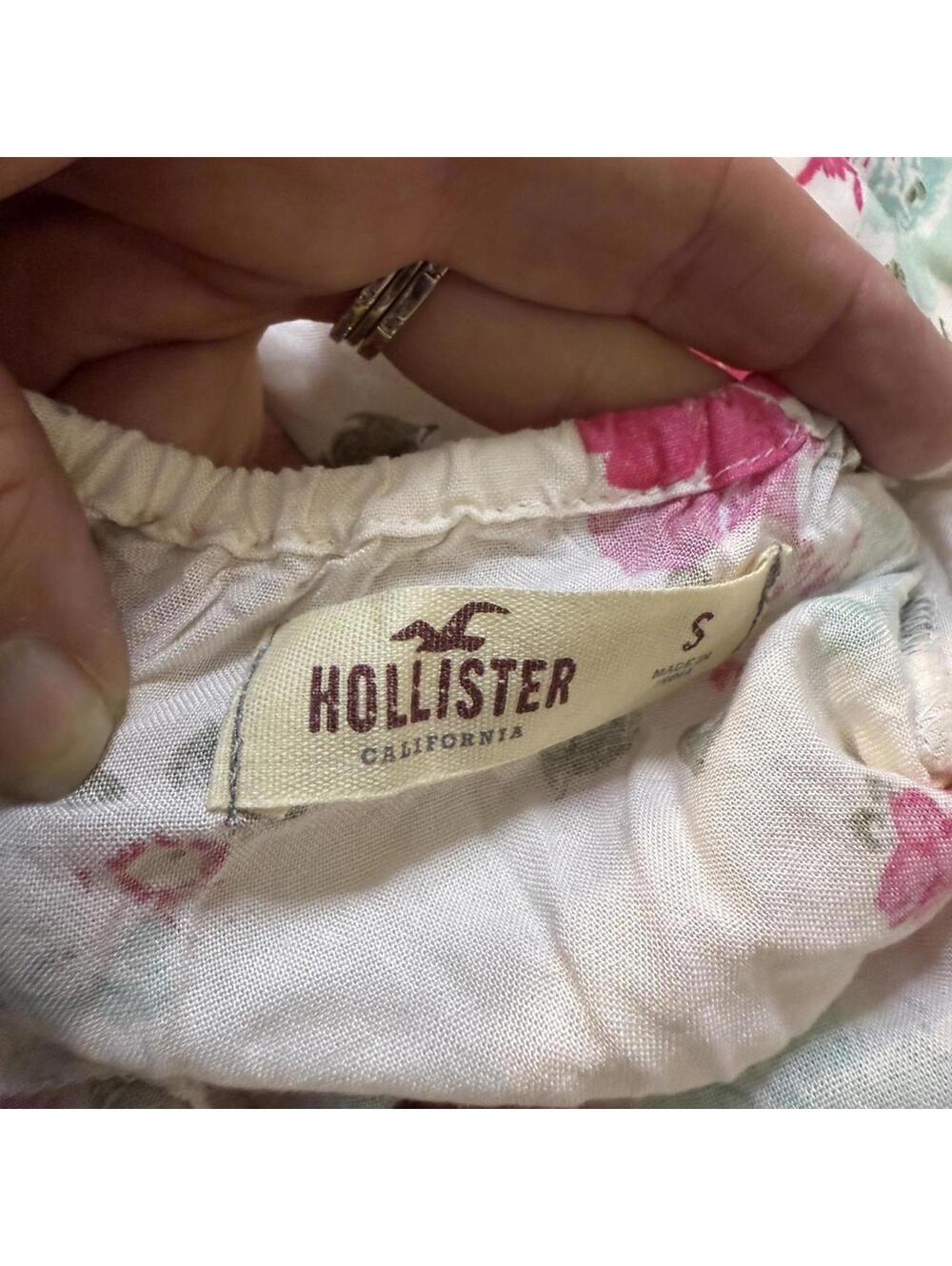 Hollister Co. Floral Dress with Lace Up Back - Picture 3 of 3
